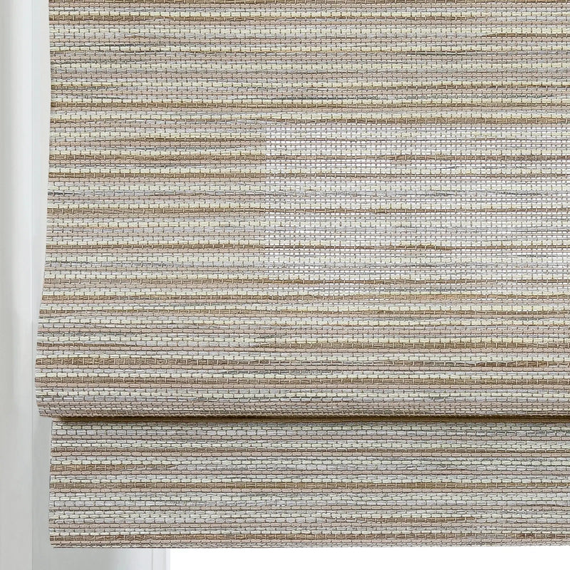 Rae Natural Ramie Flax Woven Wood Blinds - Series C