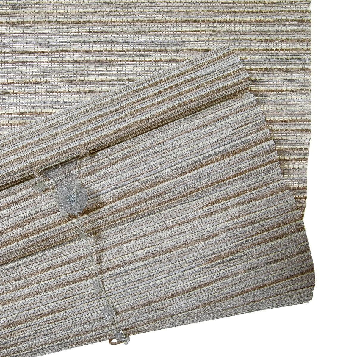 Rae Natural Ramie Flax Woven Wood Blinds - Series C