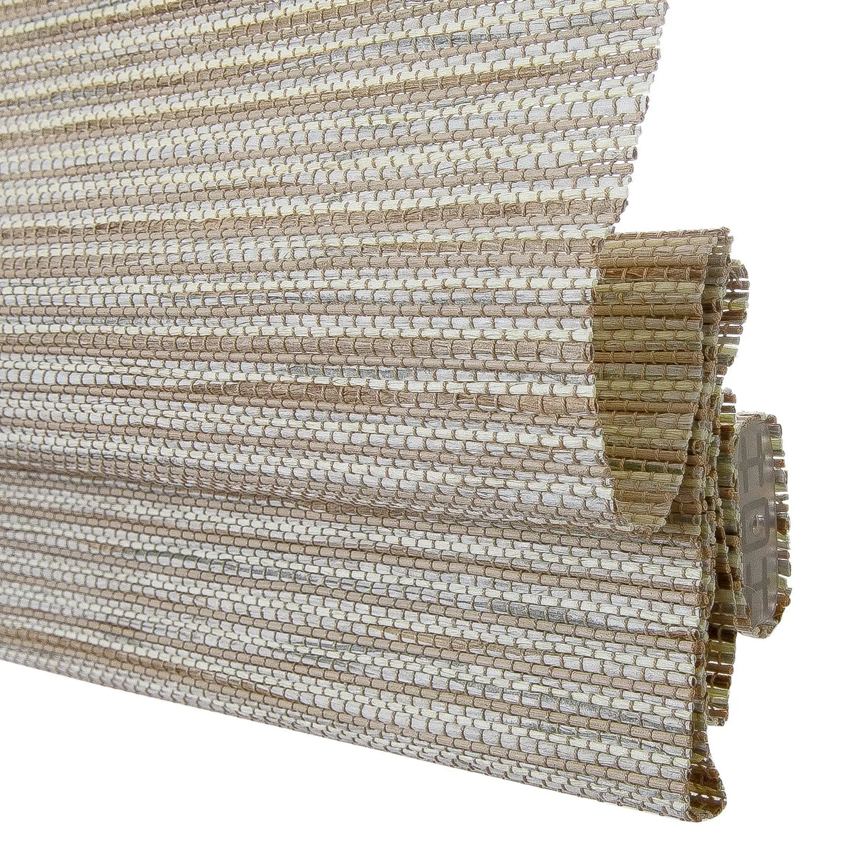 Rae Natural Ramie Flax Woven Wood Blinds - Series C