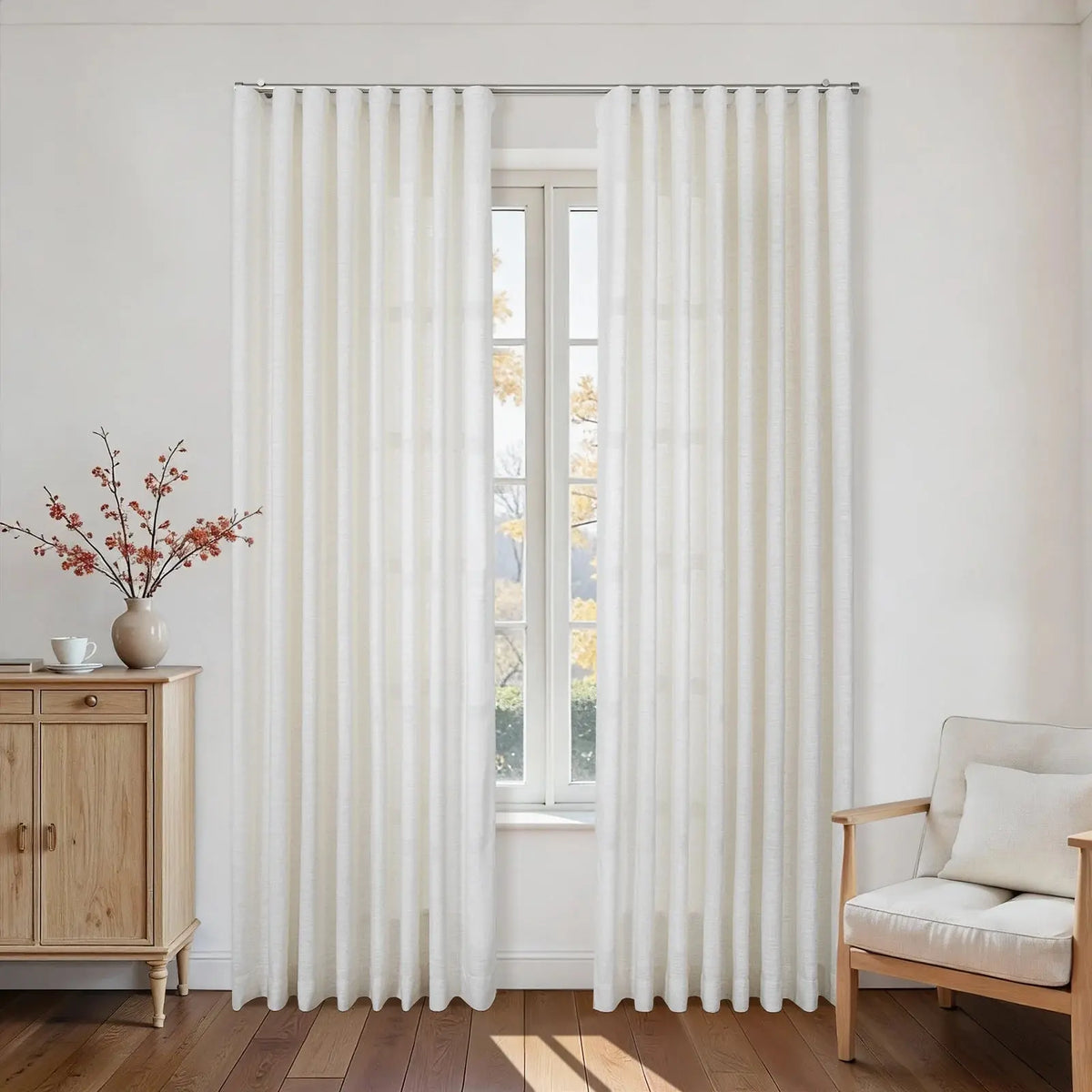 Liz Linen Ripple Fold Drapery- -TWOPAGES