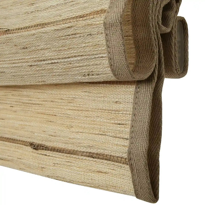 Rae Natural Ramie Jute Woven Wood Blinds - Series M