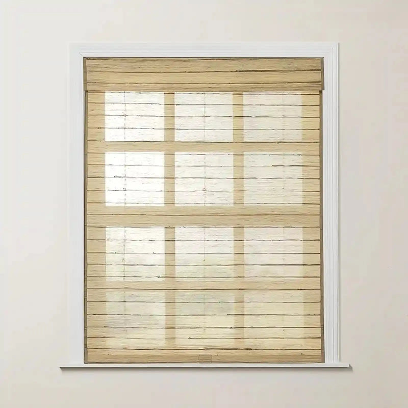 Rae Natural Ramie Jute Woven Wood Blinds - Series M