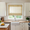 Rae Natural Ramie Jute Woven Wood Blinds - Series M