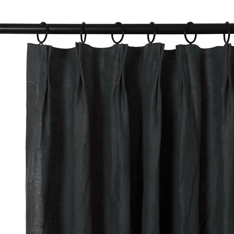 Doris Pure Linen Pleated Curtains