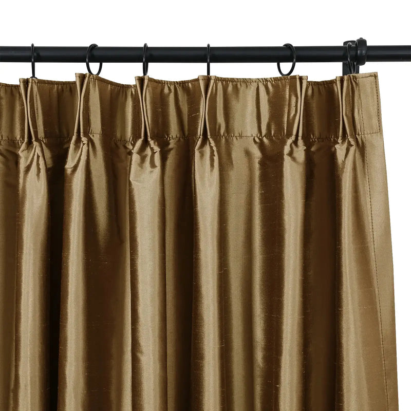 Selman Dupioni Silk Pleated Curtain