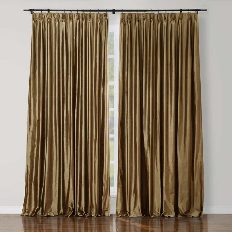 Selman Dupioni Silk Pleated Curtain