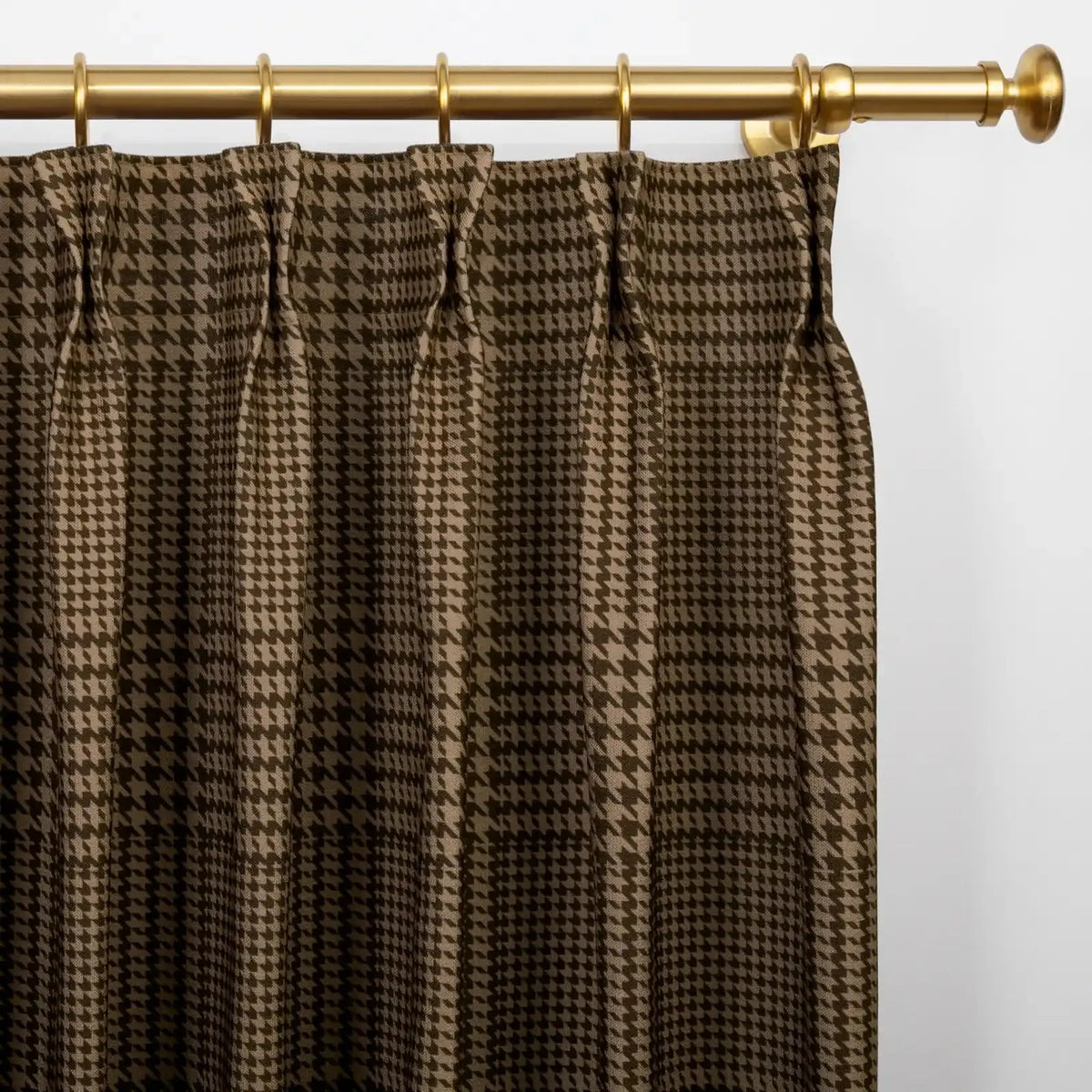 Sara Le x TWOPAGES Vintage Printed Linen Pleated Curtains