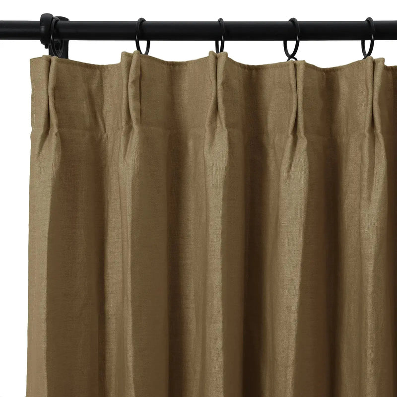 Patti Premium Belgian Linen Pleated Curtains