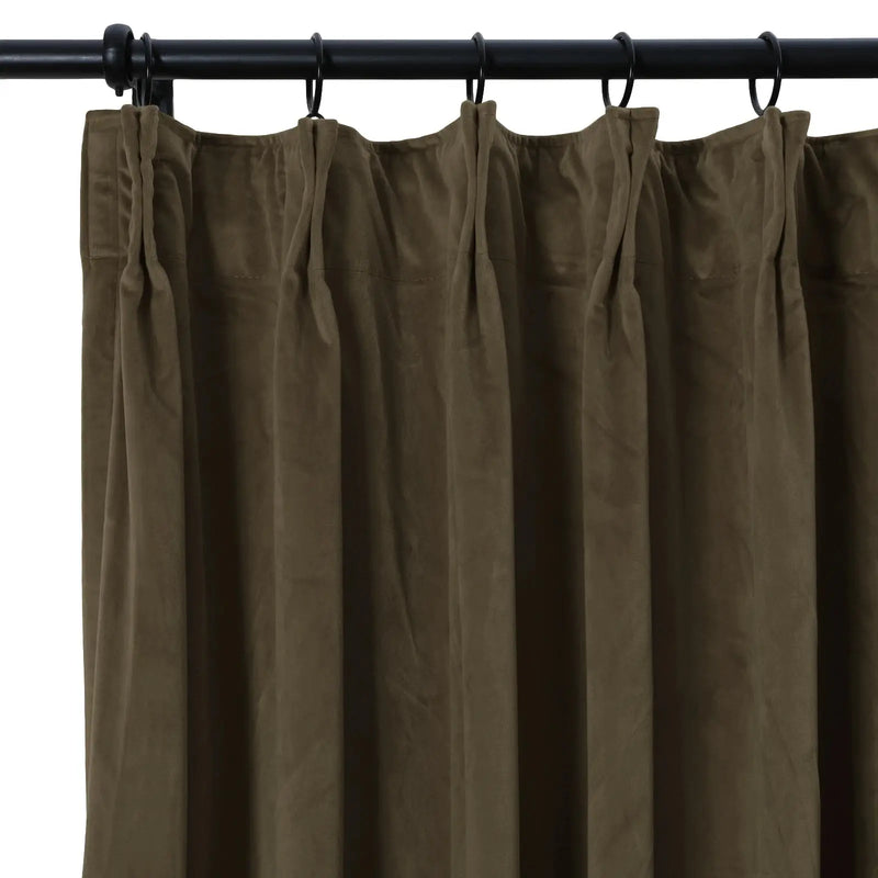 Birkin Velvet Pleated Curtains