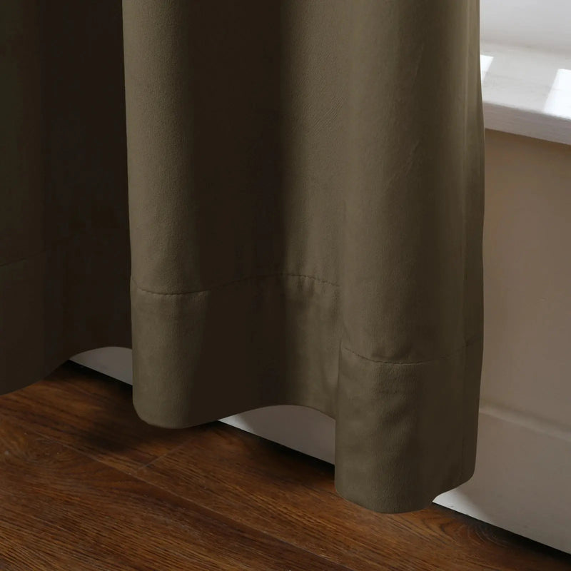Birkin Velvet Pleated Curtains