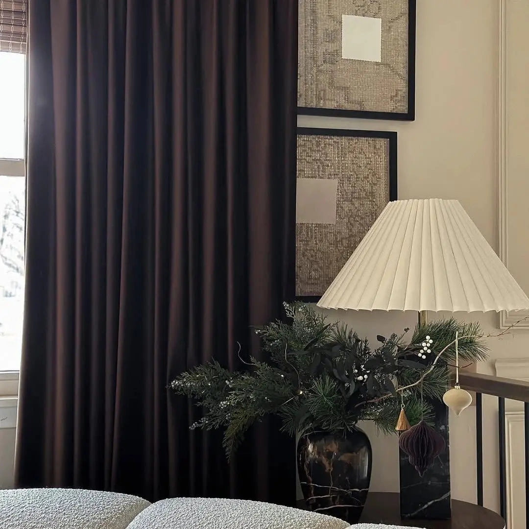 Birkin Velvet Pleated Curtains