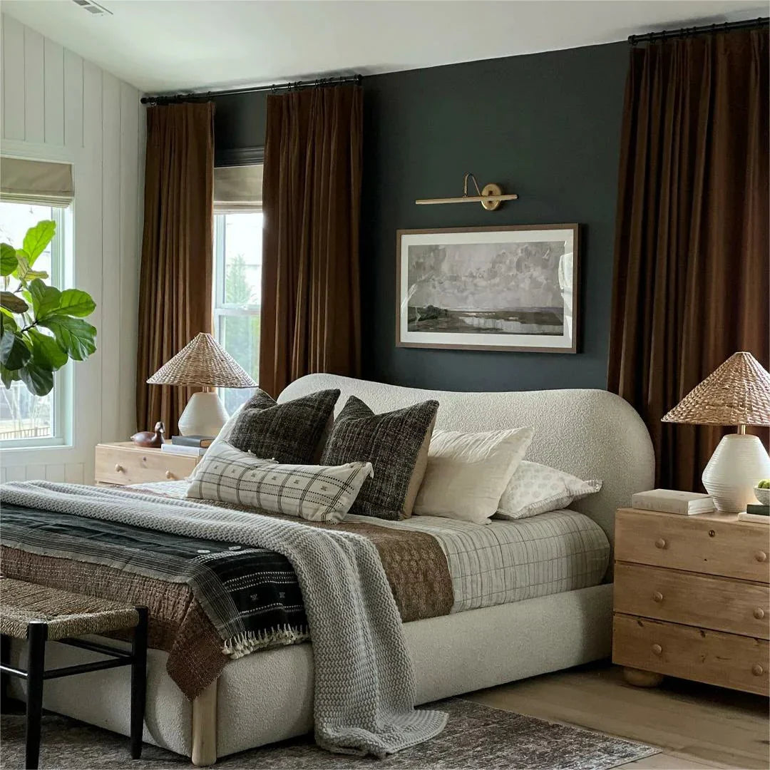 Birkin Velvet Pleated Curtains