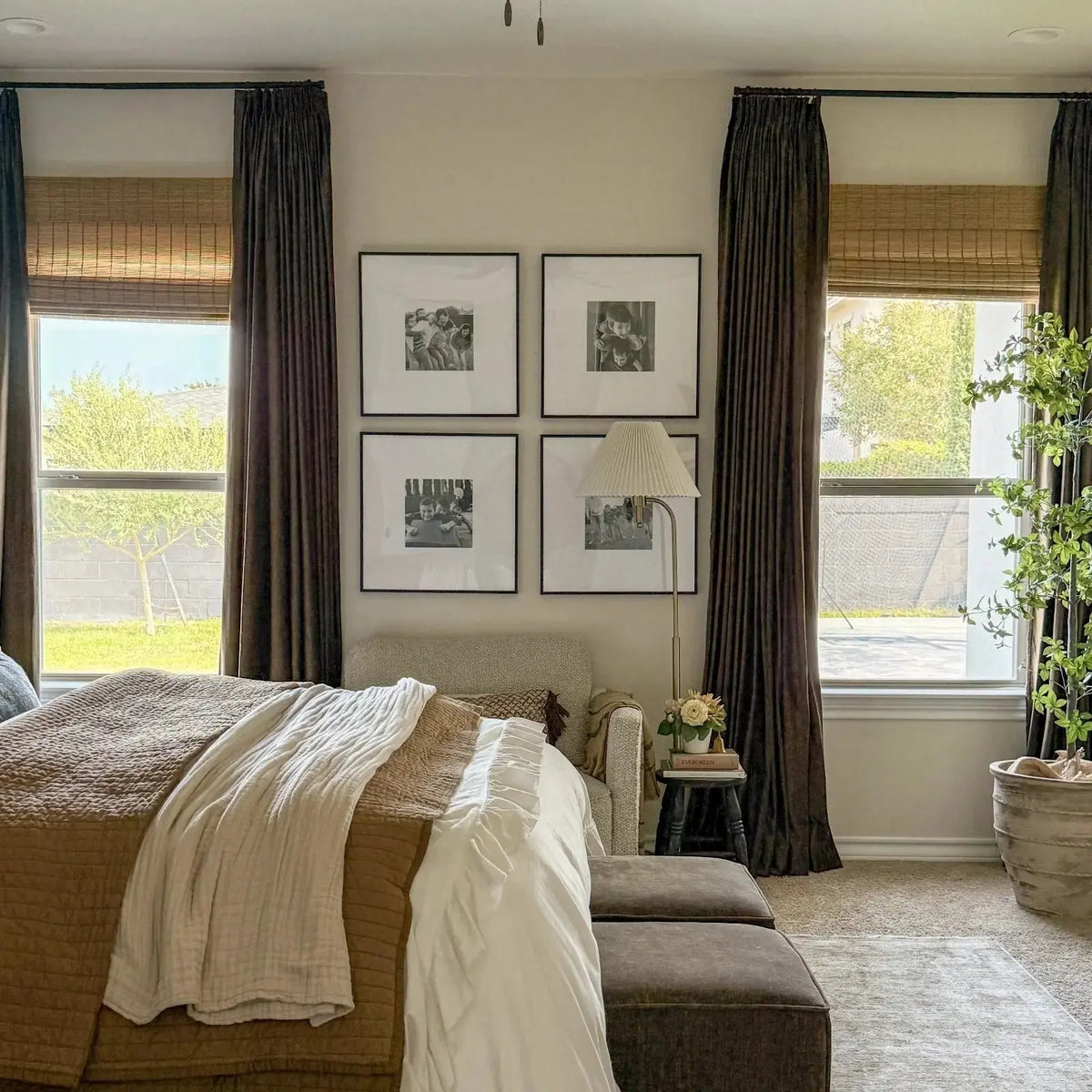Birkin Velvet Pleated Curtains