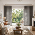 Liz Linen S-fold Curtains with Snap Tape - Lora Track