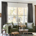 Liz Linen Pleated Curtains