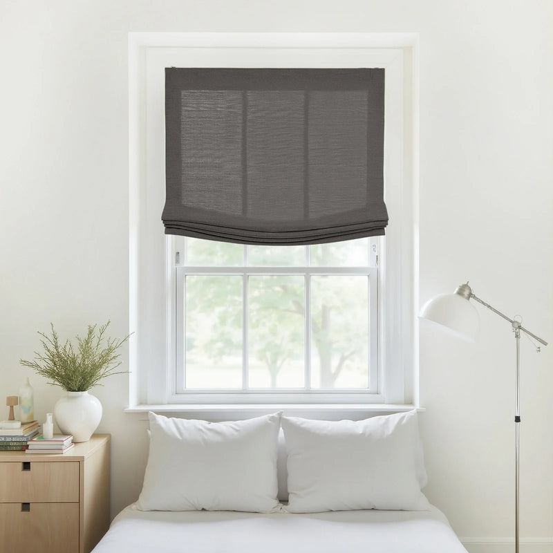Liz Linen Relaxed Roman Blind Cord Lift