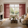 Liz Linen S-fold Curtain with Belt Hook - Lora Track