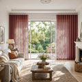 Liz Linen S-fold Curtains with Snap Tape - Lora Track