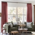 Liz Linen Pleated Curtains