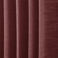 Cinnabar Liz linen curtains in a close room detail highlighting the linen texture and colour