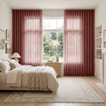 Liz Linen S-fold Curtain with Belt Hook - Leo Track