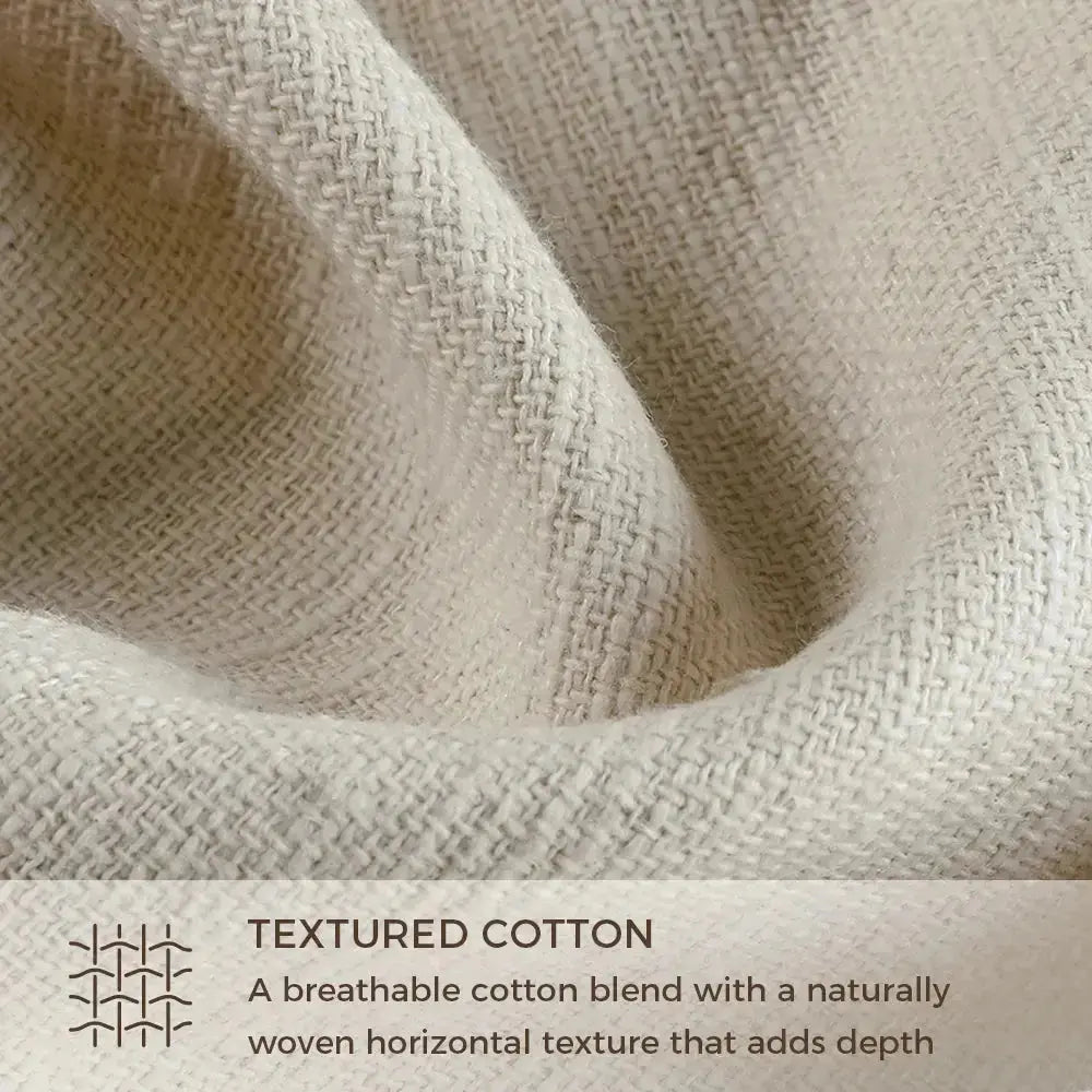 Cloe Cotton Blend Soft Top Curtains