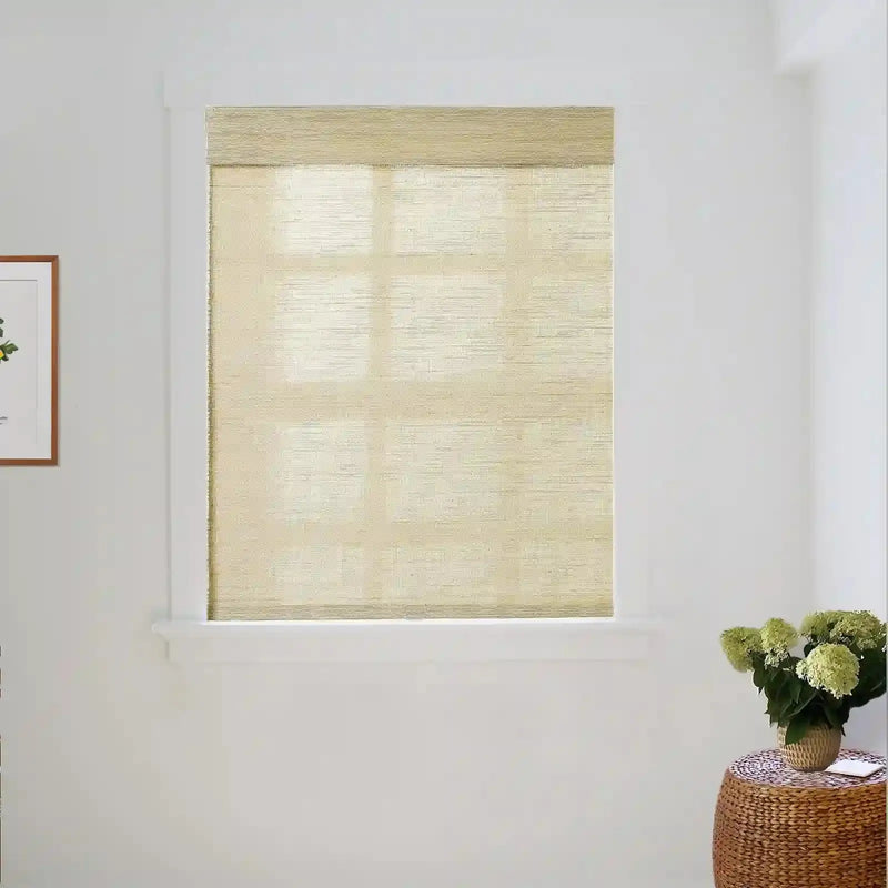 Lay Natural Ramie Bamboo Woven Blind - Coconut