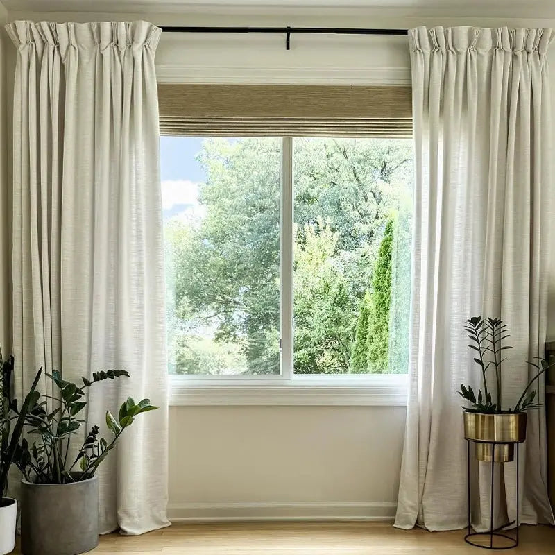 Lay Natural Ramie Bamboo Woven Blind - Coconut
