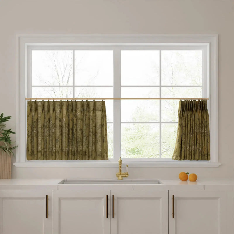 Sara Le x TWOPAGES Vintage Printed Linen Café Curtains