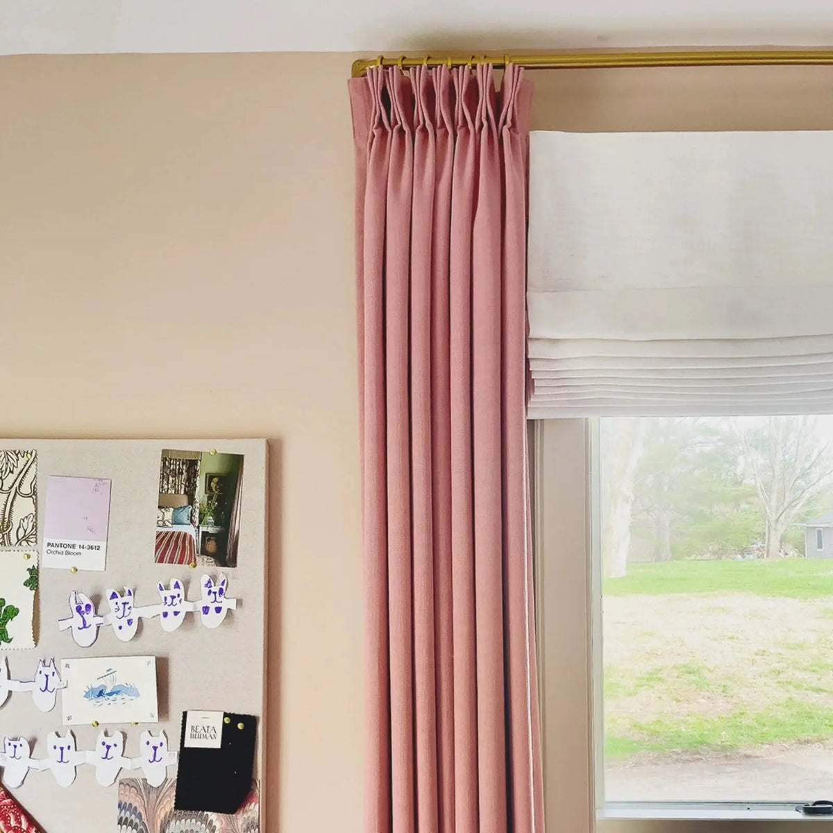 Isabella Heavyweight Cotton Pleated Curtains