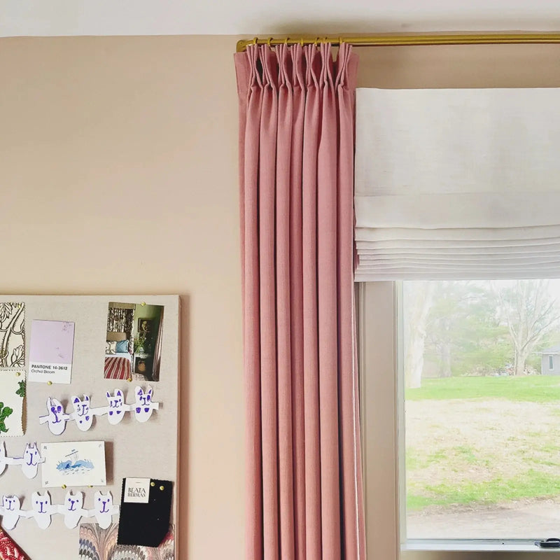 Isabella Heavyweight Cotton Pleated Curtains
