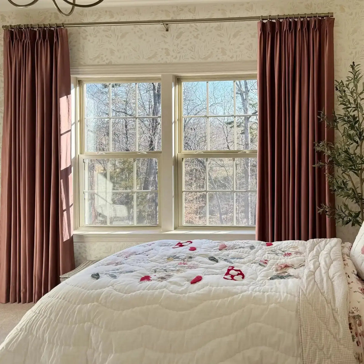 Birkin Velvet Pleated Curtains