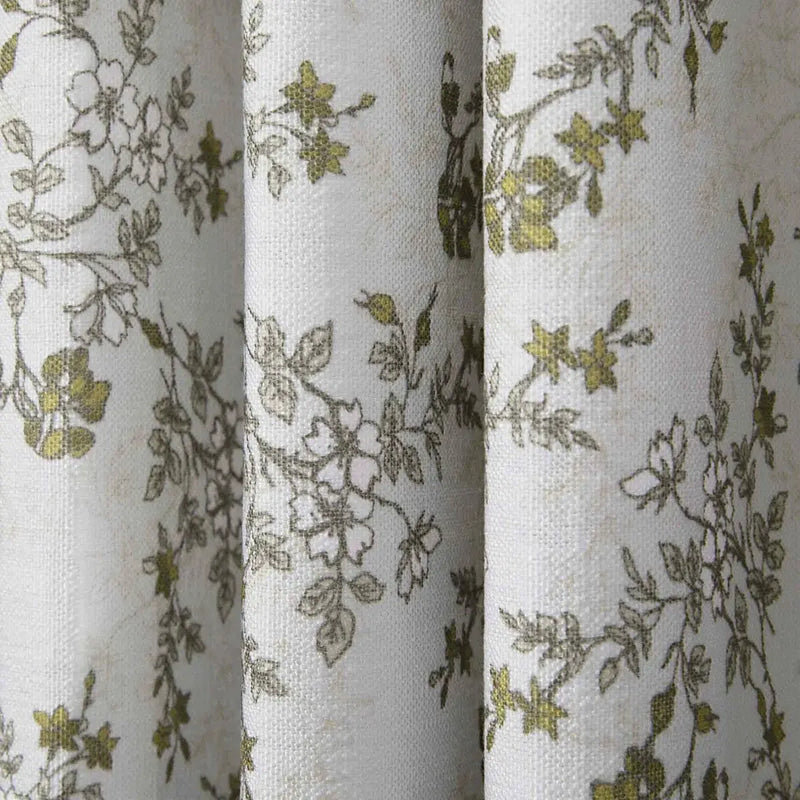 Sara Le Print Linen Drapery Pleated -TWOPAGES