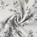 Sara Le x TWOPAGES Vintage Printed Linen Pleated Curtains