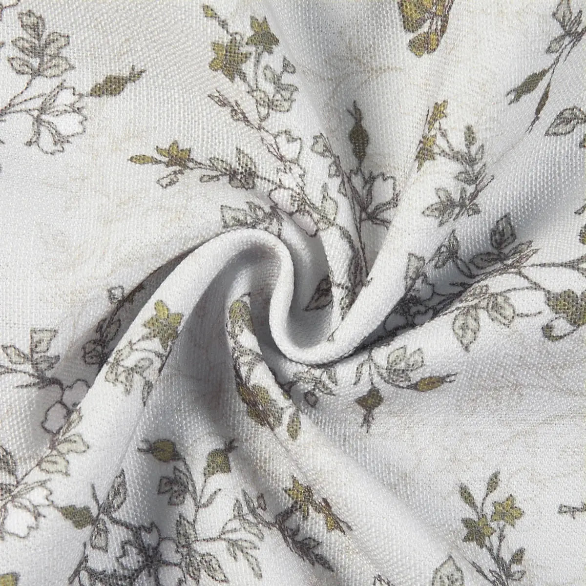 Sara Le x TWOPAGES Vintage Printed Linen Pleated Curtains
