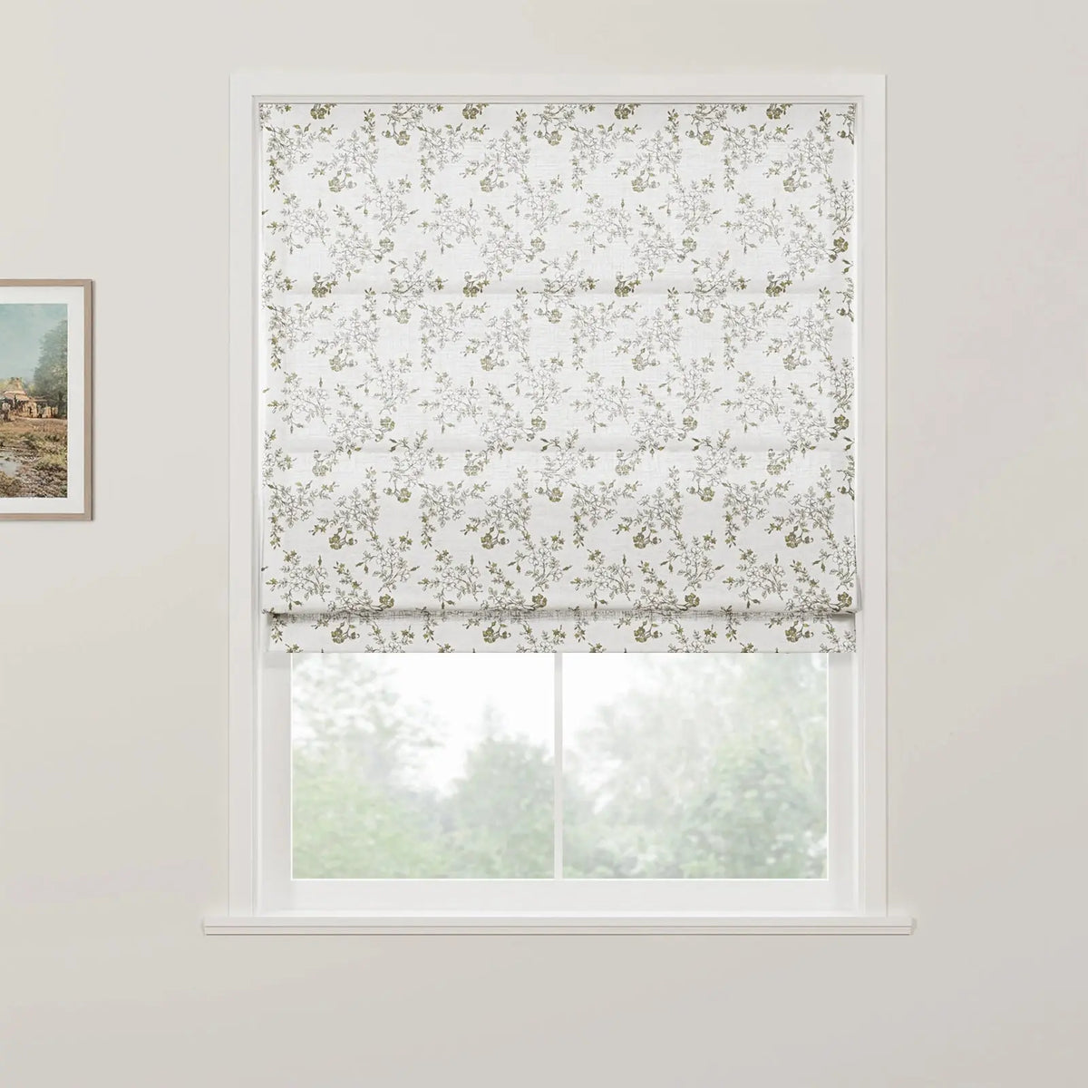 Sara Le x TWOPAGES Printed Linen Roman Blind Cordless