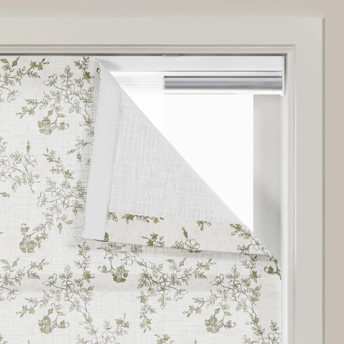 Sara Le x TWOPAGES Printed Linen Roman Blind Cordless