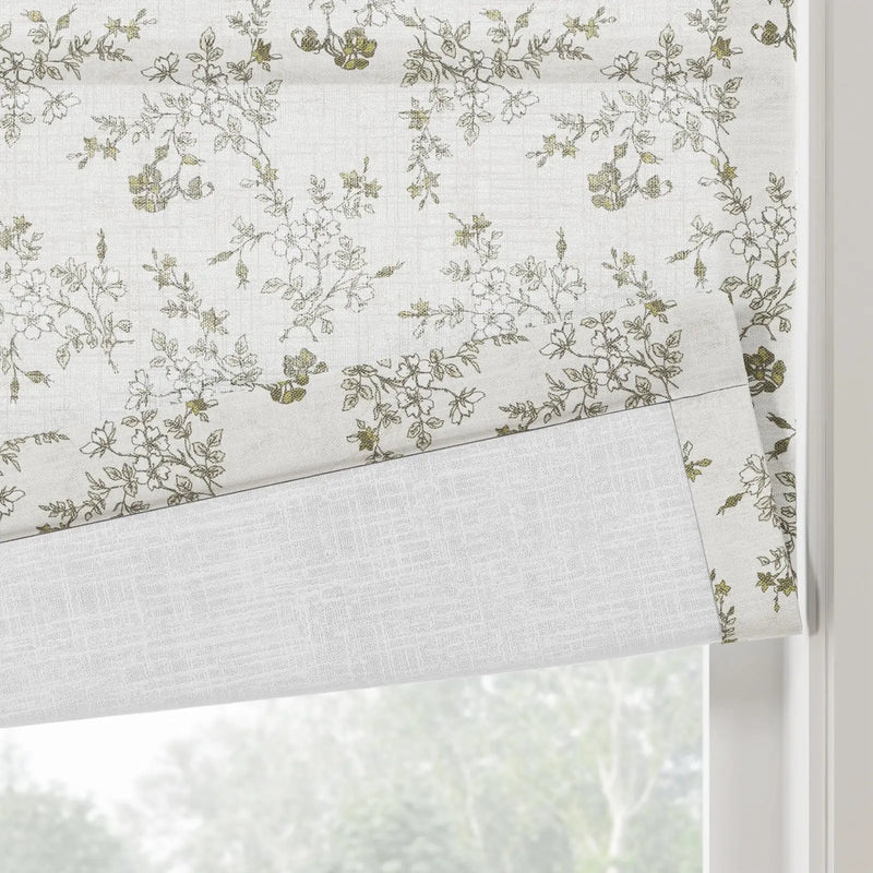 Sara Le x TWOPAGES Printed Linen Roman Blind Cordless