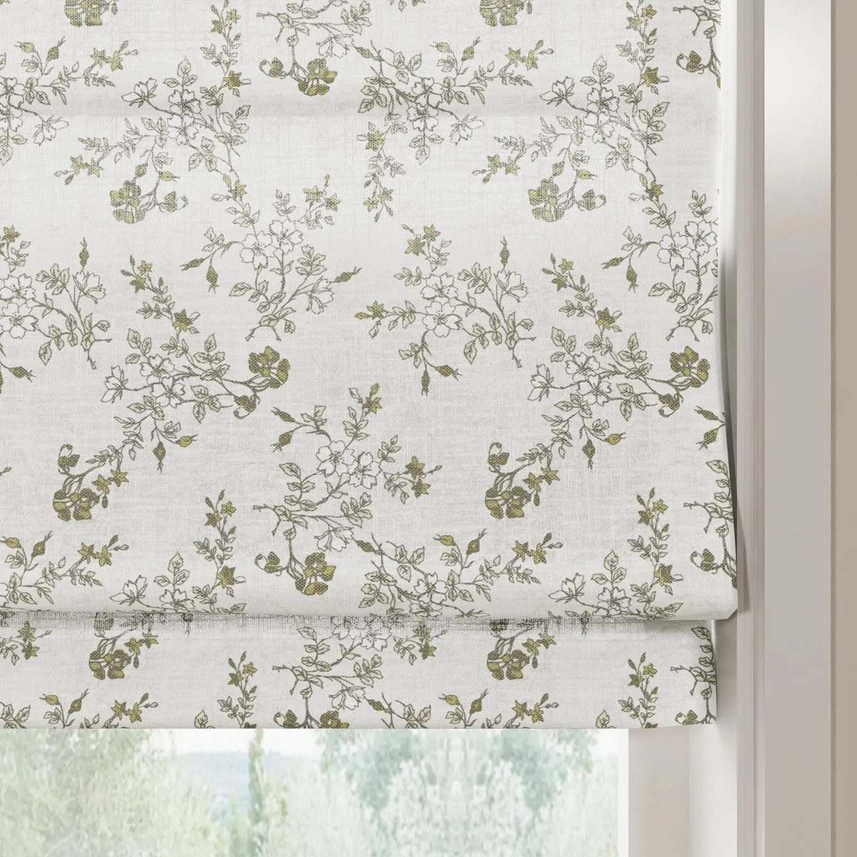 Sara Le x TWOPAGES Printed Linen Roman Blind Cordless
