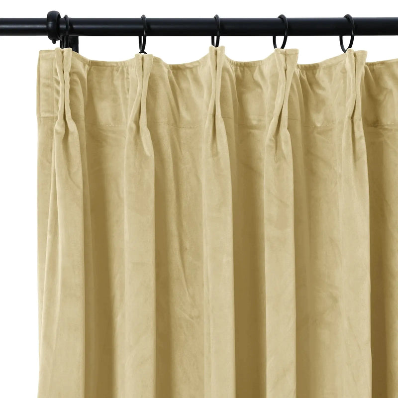 Birkin Velvet Pleated Curtains