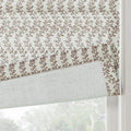 Britt Bengoechea x TWOPAGES Floral Print Linen Cotton Roman Blind Cordless