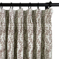 Britt Bengoechea x TWOPAGES Cottage Floral Printed Linen Cotton Pleated Curtains