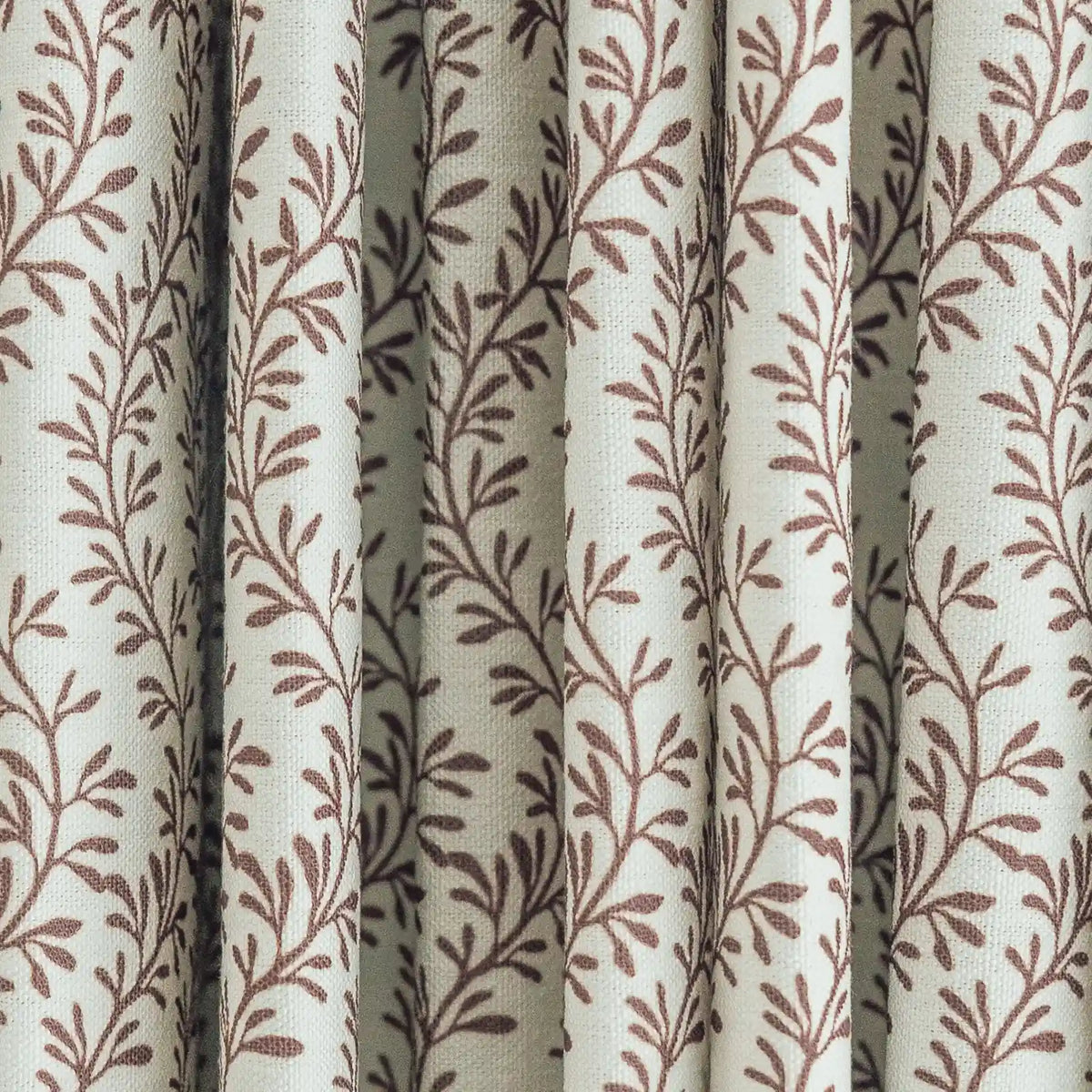 Britt Bengoechea x TWOPAGES Cottage Floral Printed Linen Cotton Pleated Curtains