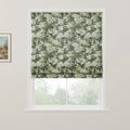 Britt Bengoechea x TWOPAGES Floral Print Linen Cotton Roman Blind Cordless