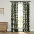 Britt Bengoechea x TWOPAGES Cottage Floral Printed Linen Cotton Pleated Curtains