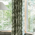 Britt Bengoechea x TWOPAGES Cottage Floral Printed Linen Cotton Pleated Curtains