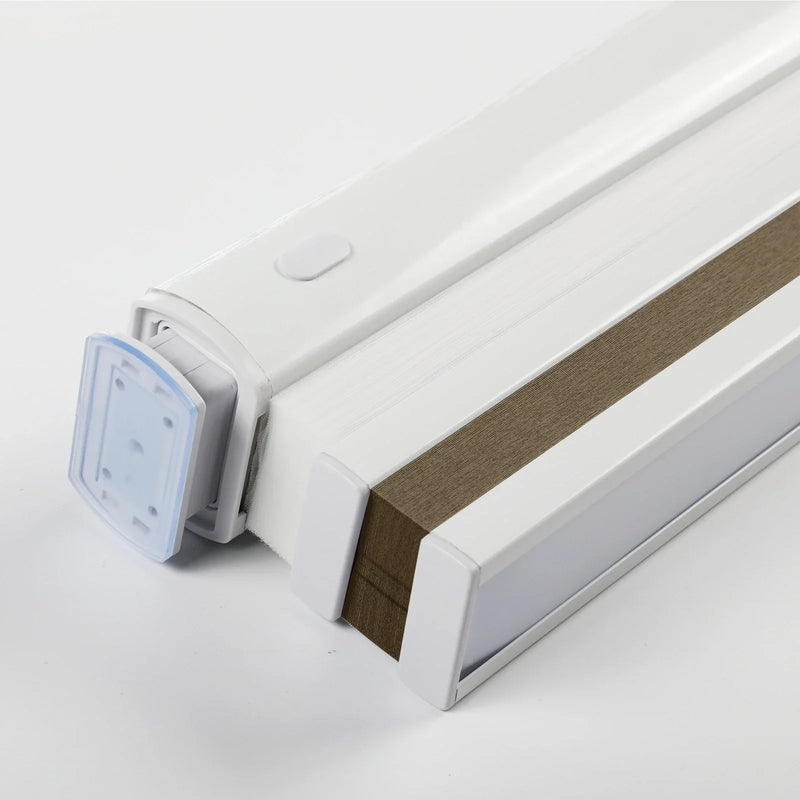 Aura No-Drill Day Night Blockout Cellular Window Blinds Cordless