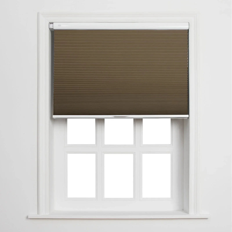 Aura No-Drill Blockout Cellular Window Blinds Cordless