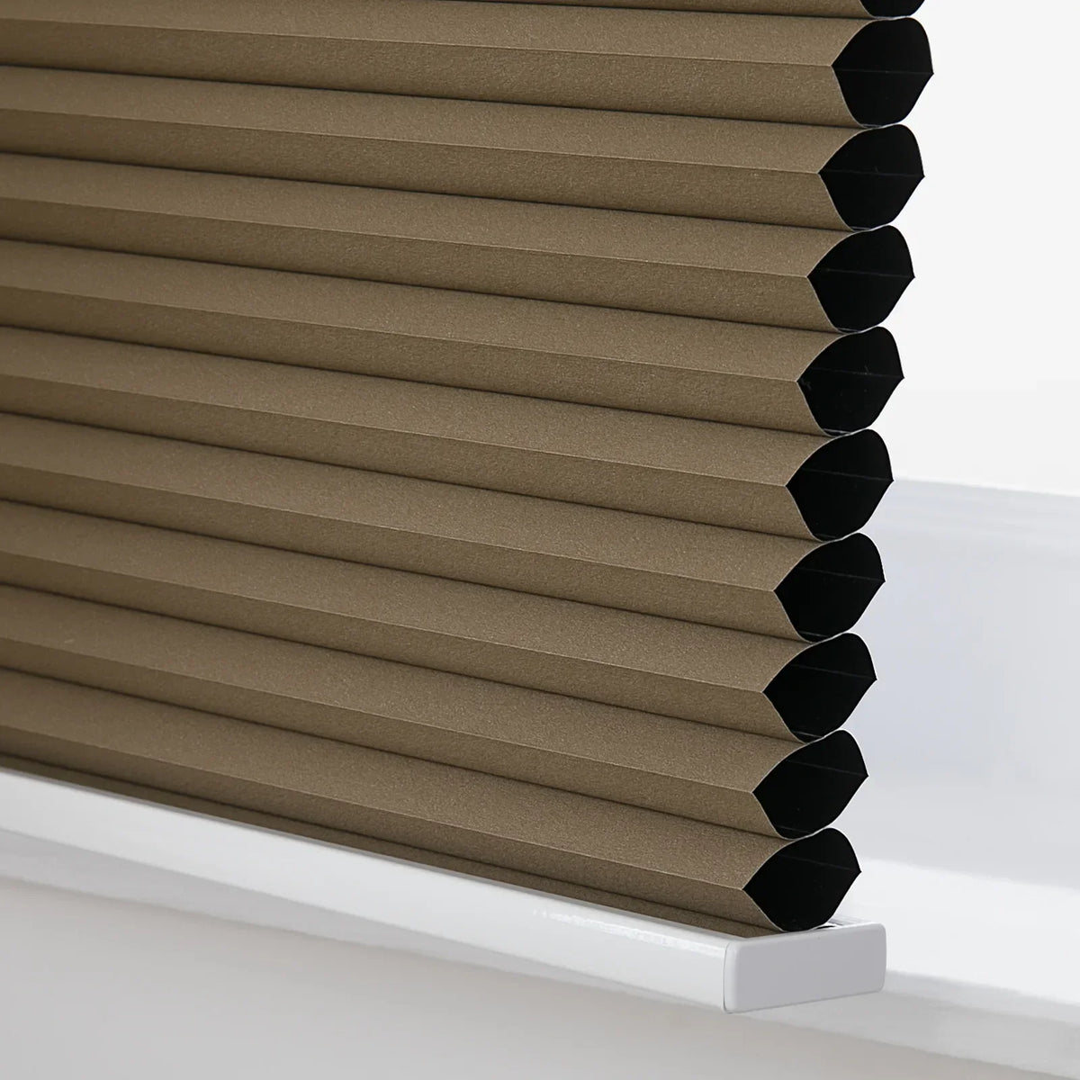 Aura No-Drill Top Down Bottom Up Blockout Cellular Window Blinds Cordless