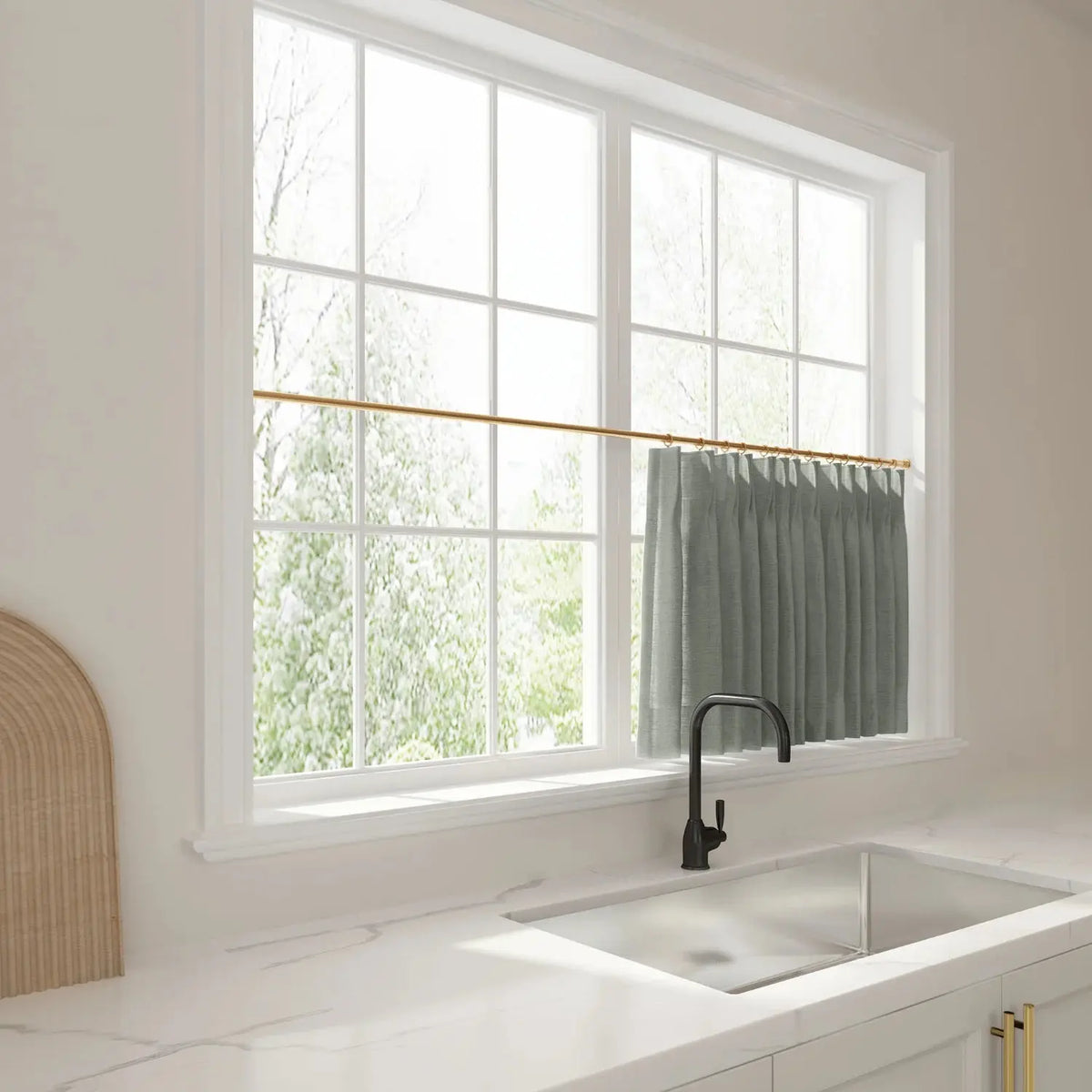 Liz Linen Cafe Curtains